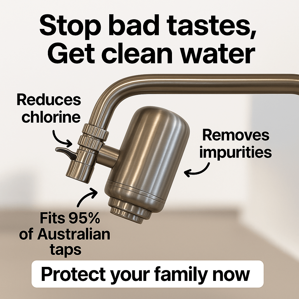 🇦🇺 BlissfulHome EcoPure™ Tap Filter + 5 Filters Free (15 Month Supply)