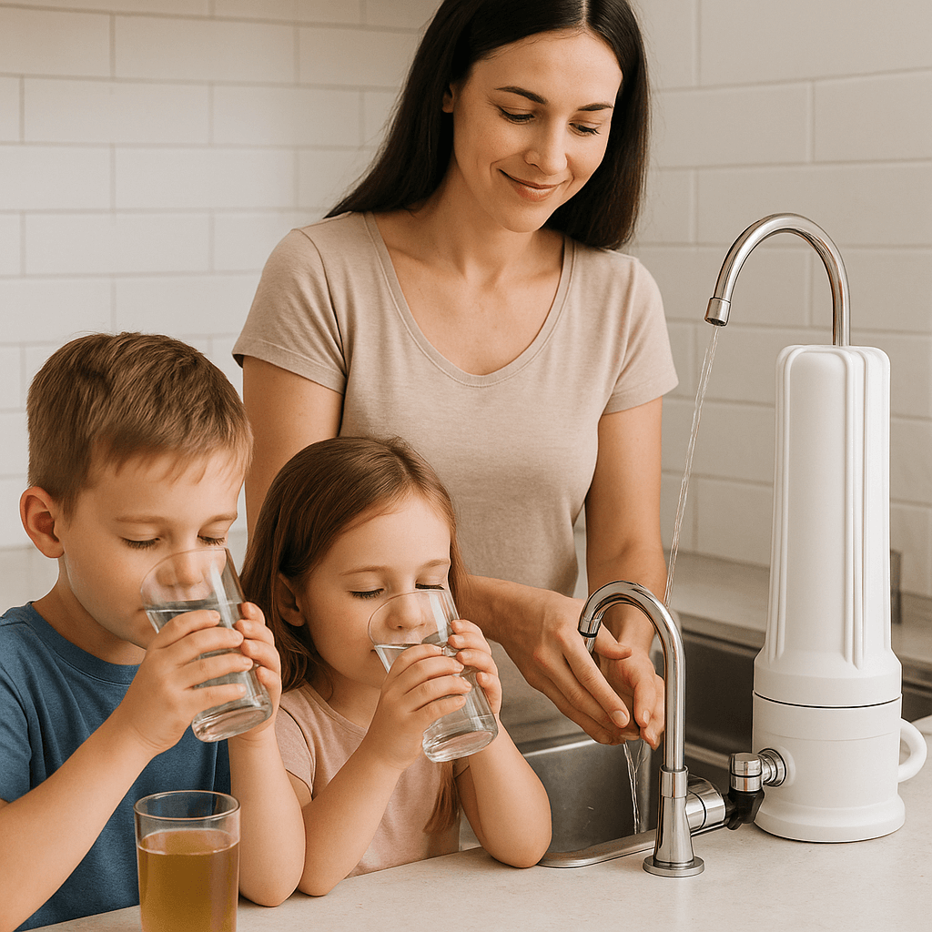 🇦🇺 BlissfulHome ClearFlow™ Bench-Top Water Filter + 5 Filters Included