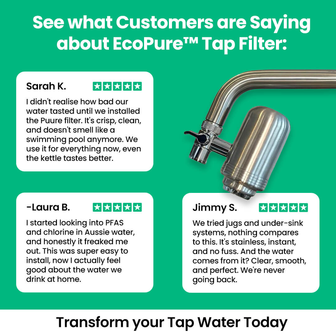 🇦🇺 BlissfulHome EcoPure™ Tap Filter + 5 Filters Free (15 Month Supply)
