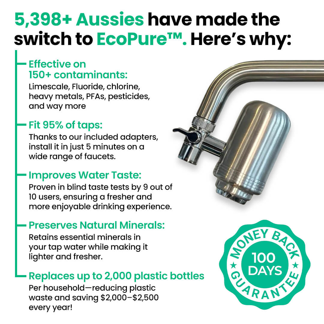 🇦🇺 BlissfulHome EcoPure™ Tap Filter + 5 Filters Free (15 Month Supply)
