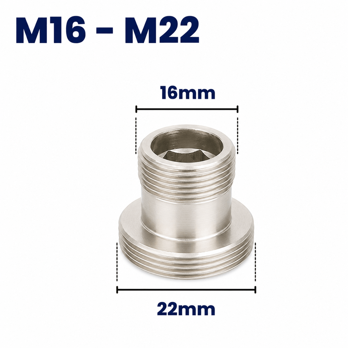 M16 - M22 Long Adapter