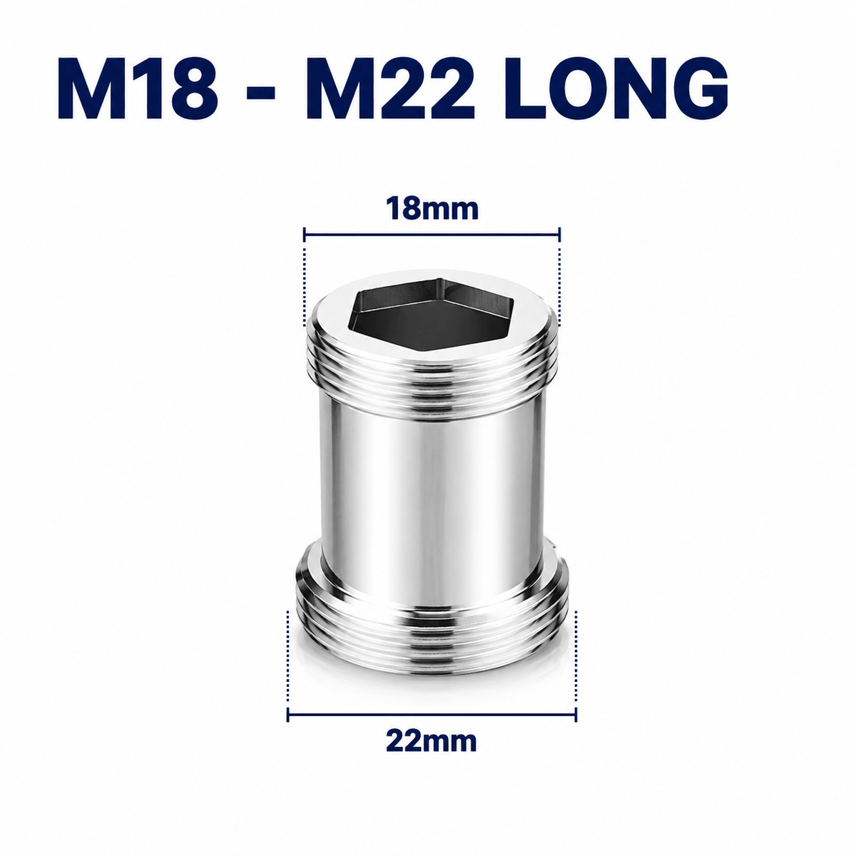M18 - M22 Long Adapter