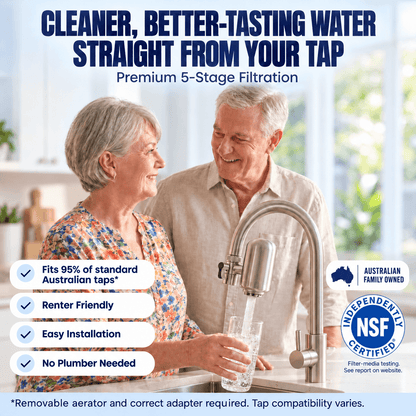 BlissfulHome™ Advanced 5-Stage Kitchen Tap Filter