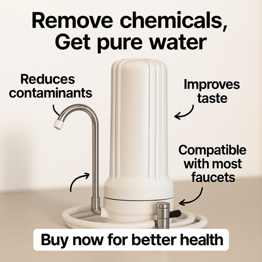 🇦🇺 BlissfulHome ClearFlow™ Bench-Top Water Filter + 5 Filters Included