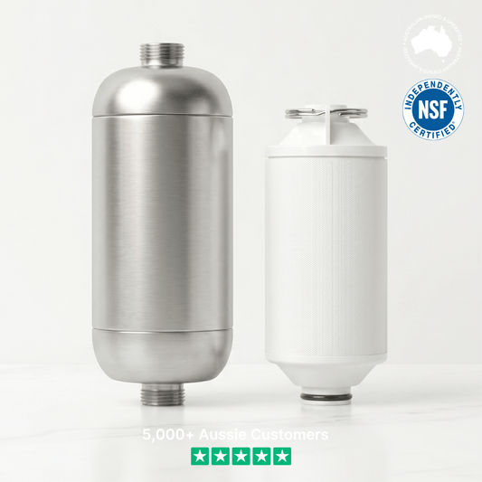 EcoPure™ Glow Replacement Shower Filters — Reduces Chlorine, PFAS & Microplastics. Softer Skin & Hair in 60 Seconds. (Copy)
