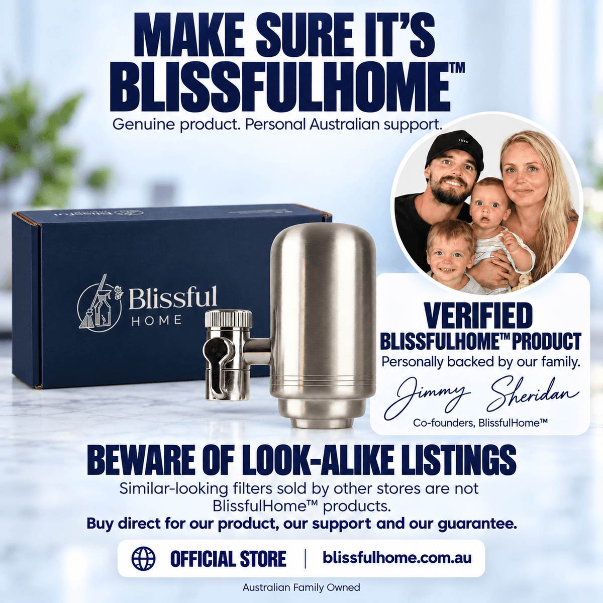 BlissfulHome™ Advanced 5-Stage Kitchen Tap Filter