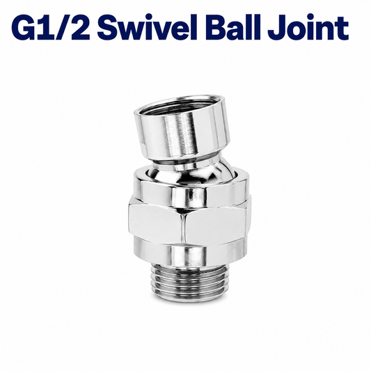 Shower G1/2 Swivel Ball Joint Adapter